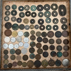 古銭や外貨の画像
