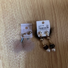 未使用　イヤリングの画像