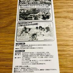 軽井沢おもちゃ王国　入園無料券　1枚　の画像