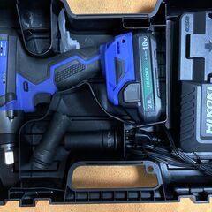 【美品】HiKOKI 18V コードレスインパクトレンチ FWR18DF(BG) ケース・バッテリー・付属品一式ありの画像