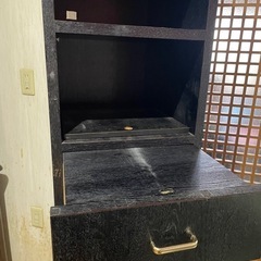 FAX台　スキマ家具　電話台の画像