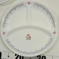 0715-095 コレール 皿 3枚セット CORELLE CORNING 洋食器 プレート  の画像