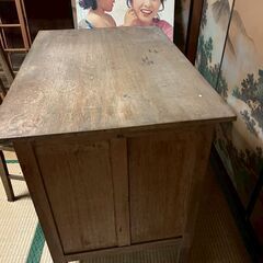 ★昭和レトロ★片袖机★デスク★テーブル★椅子★木製★アンティーク★の画像