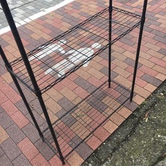 スチールラック／ブラックの画像