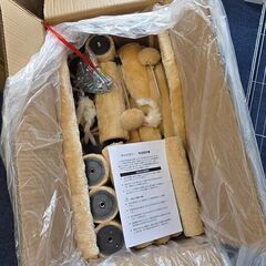 【お値下げ特価！】子猫もシニア猫も安心♪ふわふわ楽園キャットタワー