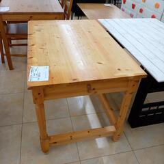 リユースのサカイ太田店　値下げしました。★ジモティ割あり★  作業台 木目 H72.5×D69×W105 クリーニング済み OJ10076の画像