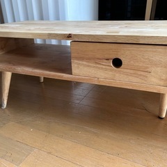 木製テレビ台の画像