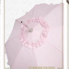 BABY, THE STARS　新品 BABY Rococoアンブレラ 晴雨兼用傘 希少白 ピンクもありの画像