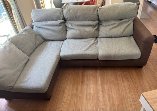 大型ソファ　L字型　組み替え自由　カウチソファ