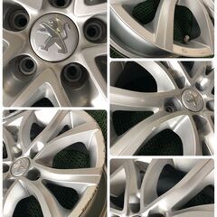 ★ SR966 プジョー MAK 16インチ アルミホイール 16×7JJ +45 PCD108 4本 5穴 5H 308 等 直接引取可 石狩市の画像