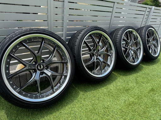 【美品】アルファード/ヴェルファイア AIMGAIN GTM 20インチホイールセット