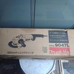 ほぼ未使用品マキタ【180mm.】ディスクグラインダー１回試しただけ。の画像