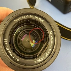 NIKON D5100 55-200mmDX レンズ　（難あり）の画像