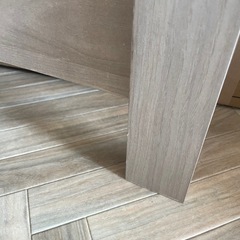 LOWYA ナチュラルデスク　引き出し付き　ラタン風デザイン の画像