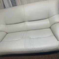 3人がけソファ(使用感あり)の画像