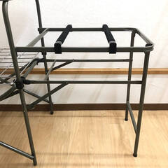 ss7626 コールマン キッチンテーブル 170A5741 ケース付 Coleman 折りたたみ アウトドアテーブル 屋外用 テーブル キャンプ バーベキュー BBQ 焼肉 机 キャンプテーブル 中古の画像