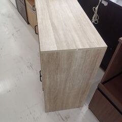 リユースのサカイ栃木店★ジモティ割あり★  レンジ台 ベージュ W88×D39.5×H82 クリーニング済み TC9730の画像