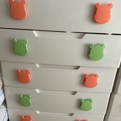 ５段衣装ケース　ミッキーとプーさんの画像