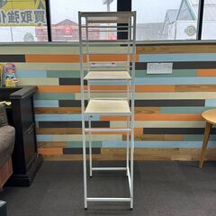 店頭引き渡し 中古 キッチンラック キッチン収納 ごみ箱上収納 家具の画像