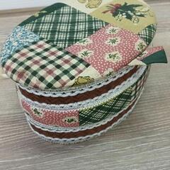 0715-061 裁縫小箱　パッチワーク柄の画像