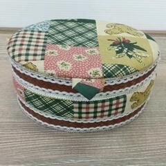 0715-061 裁縫小箱　パッチワーク柄