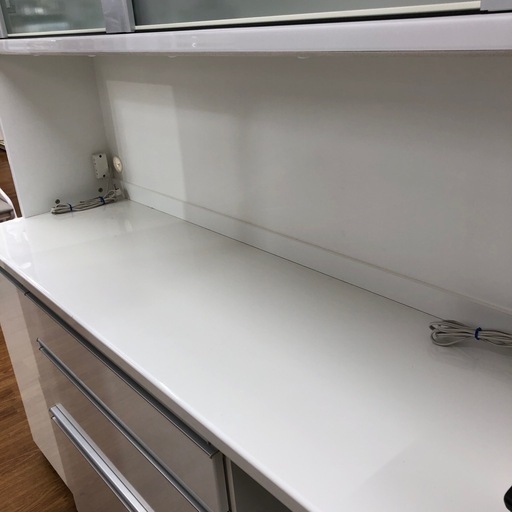 レンジボード 泉洋化工 2枚スライド扉 ホワイト【取りに来れる方限定】