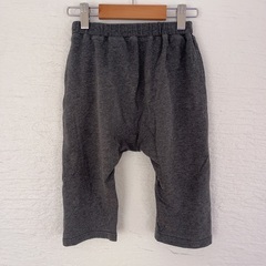 devirock 120cm サルエルパンツ 7分丈 杢チャコール①の画像