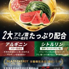 BLAZE ENERGY マカ チャージ 30日分 亜鉛 シトルリン アルギニン トンカットアリ 高麗人参 牡蠣エキス VITA BLAZE ビタブレイズ ブレイズエナジー

の画像