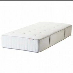 IKEA　ダブル　マットレス　ホッコーセン　HOKKÅSEN HOKKÅSEN Materac, sprężyny kieszeniowe, twardy, biały, 160x200 cm