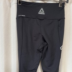 Reebok 　ランニングパンツ タイツ　Sサイズ　黒の画像