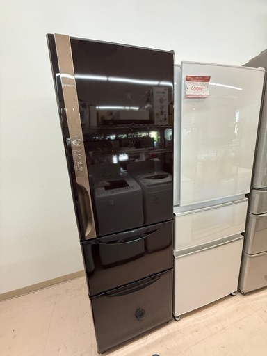美原店 日立 ノンフロン 冷凍冷蔵庫 R-K32JV 3ドア右開き 315L　2019年製