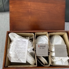 再々お値下げ KANSAI YAMAMOTOの表記があります　茶器五客セットの画像