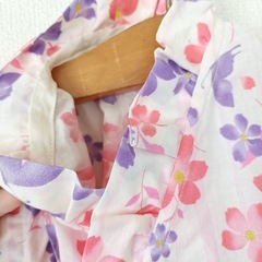ハンドメイド 甚平ドレス 浴衣 90cmの画像