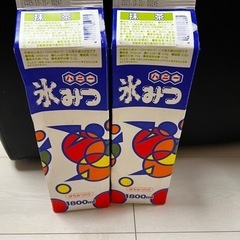 氷みつ　抹茶　1800ml×2本の画像