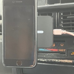 【新品未使用】マグネット式 車載ワイヤレス充電器 15W 急速充電対応 黒①の画像