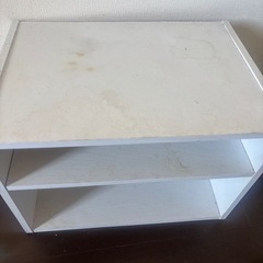 今日で終了カラーボックス2段の画像