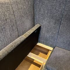 【大幅値下げ✨】コーナーソファ　座面下収納ありの画像