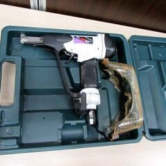 釘打動作未確認 現状品 日立工機 125mm ばら釘打機 NH125AC 保護メガネ ケース付属 エアーツール 工具 HITACHI 苫小牧西店の画像