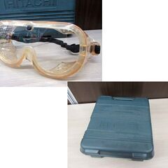 釘打動作未確認 現状品 日立工機 125mm ばら釘打機 NH125AC 保護メガネ ケース付属 エアーツール 工具 HITACHI 苫小牧西店の画像