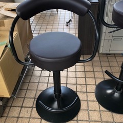 昇降式カウンターチェア　ブラック