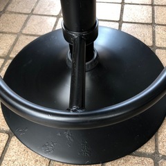 昇降式カウンターチェア　ブラックの画像