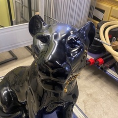 ※ ②　置物　黒ヒョウ　オブジェ　インテリア　アニマルの画像