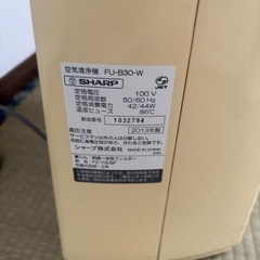 空気清浄機　SHARPの画像