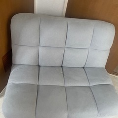1.5人掛け　ソファー　グレー