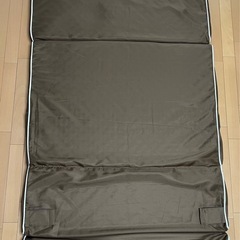 ニトリ ソファになる マットレス シングル ブラウンの画像