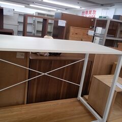 ★リユースのサカイつくば店★TK5882 ニトリ デスク ホワイト H72×D49×W96 クリーニング済みの画像