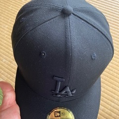 ニューエラ　ドジャース　オールブラック美品‼️の画像