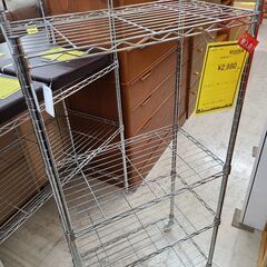 J1057【リユースのサカイ柏店】4段メタルラック　クリーニング済