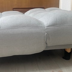 1.5人掛け　ソファー　グレーの画像