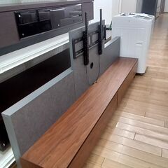 値下げしました!!★リユースのサカイつくば店★TK5883 関家具 ニッポネア　TVボード ブラウン H92×D34×W200 クリーニング済みの画像